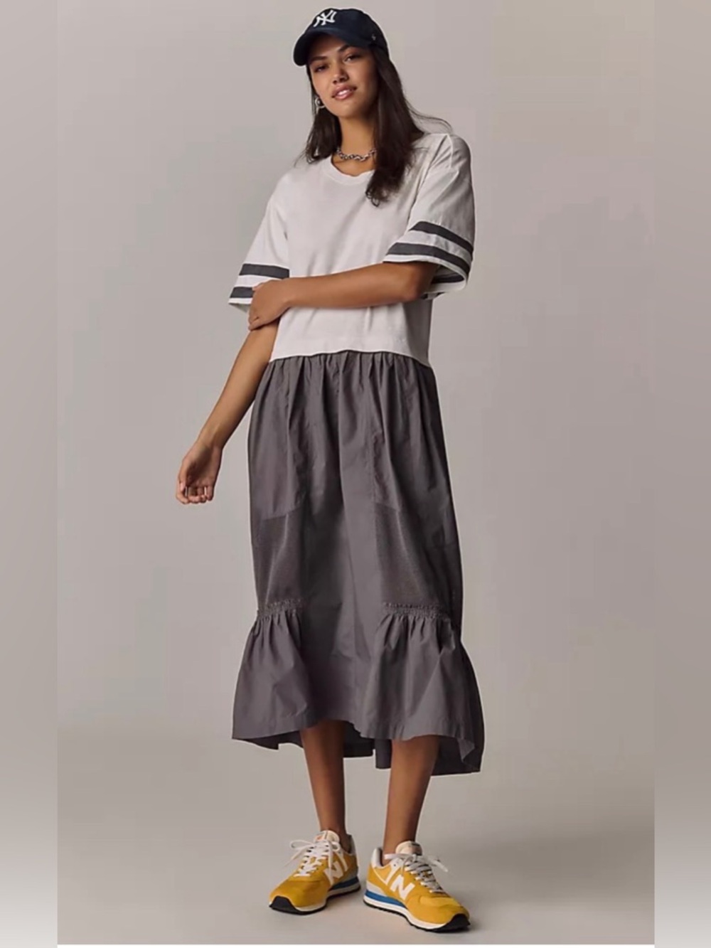 Anthropologie Daily Practice Short Sleeve Maxi Dress Size M